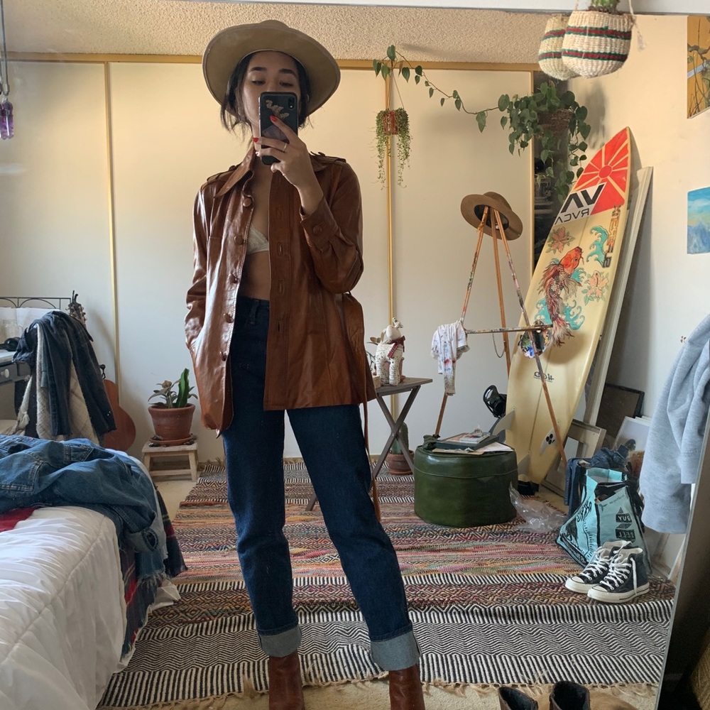 Pacific Trail Vintage Brown Genuine Leather Jacket